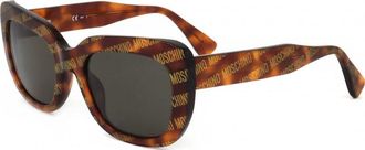 Moschino Womens MOS132 53 S 2VM Sunglasses - Brown - One Size