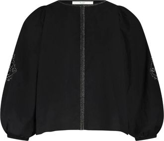 By-Bar Amsterdam Dames, Blouses & Shirts, Zwart, Maat: L