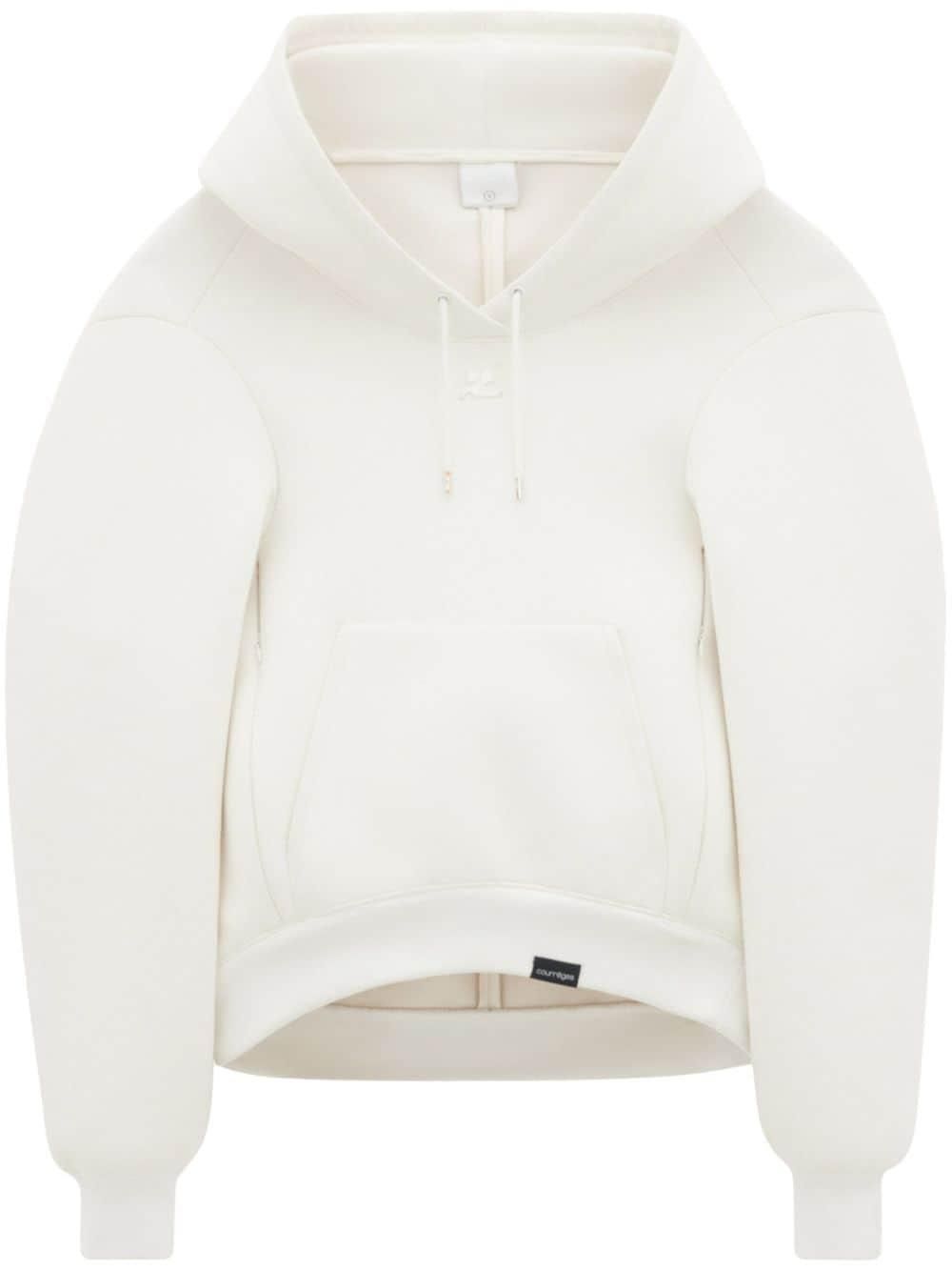 パーカー・フーディ Courreges SS25 (125JHO037 JS01209999) フリルフードリボンジップパーカー – WEGO ONLINE STORE