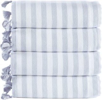 Brooks Brothers Turkish Pesthemal 4Pc Hand Towels