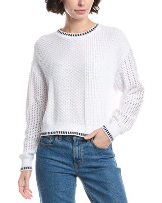 525 america Uma Contrast Tipping Sweater