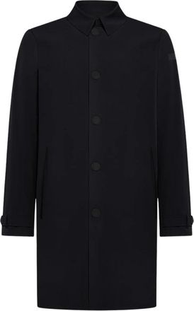Roberto Ricci Design Montecristo Thermo Coat Jkt - Heren - Trenchcoats - Zwart - XL - Leer - Jassen