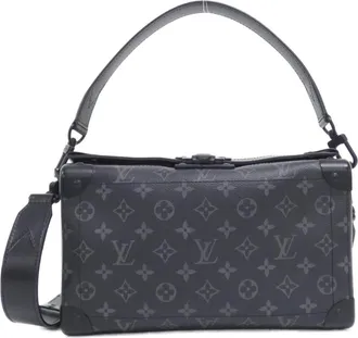 Louis Vuitton Black Coated Canvas Shoulder Bag (Pre-Owned)