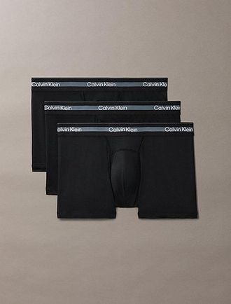 Calvin Klein 3 Pack Trunks - Icon Active Mesh
