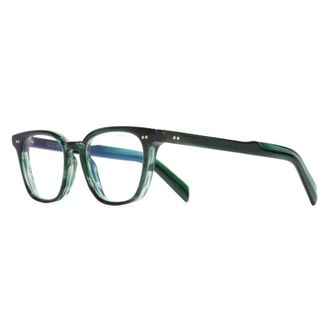 Cutler and Gross Glasses, female, Green, 47 MM, Stylish Green Sunglasses