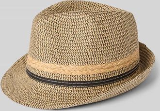 M&uuml;ller Headwear Strohhut mit Hutband Modell TRILBY in Camel, Gr&ouml;&szlig;e M