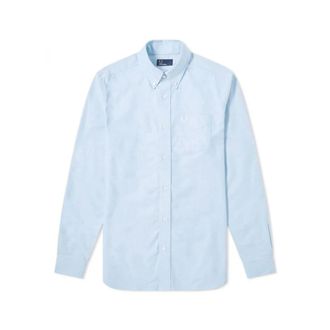 Fred Perry Formal Shirts, male, Blue, Size: XS Classic Oxford Shirt