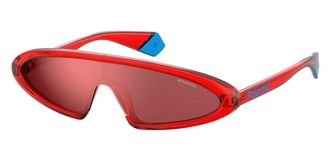 Polaroid PLD 6074/S Polarized C9A/XN Mens Sunglasses Red Size 199