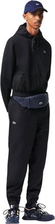 Lacoste Taffeta trainingsbroek met logo voor heren (Zwart)