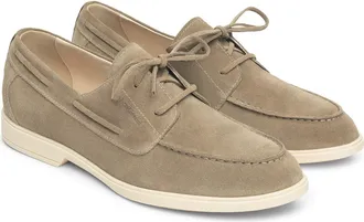 Nero Giardini Boat Shoe in Taupe at Nordstrom, Size 10-10.5Us