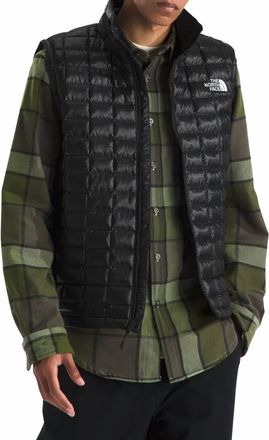 The North Face Thermoball Vest In Black Npf