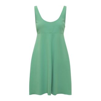 Emporio Armani Short Dresses, female, Green, Size: S Dresses