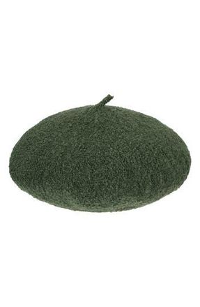 San Diego Hat Company Slouchy Beret in Olive at Nordstrom Rack