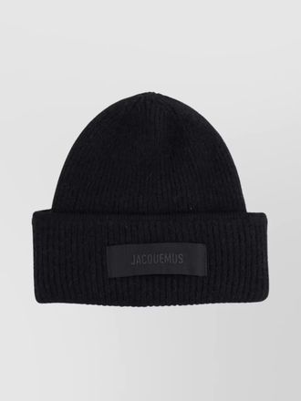 Jacquemus the grosgrain cap featuring folded cuff