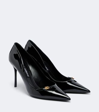 Dolce & Gabbana DG patent leather pumps
