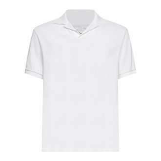 MC2 Saint Barth Charles Polo Shirt - male - MC2 Saint Barth - Polo Shirts - White - 2XL - Tops
