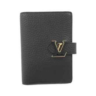 Louis Vuitton Black Leather Wallet (Bi-Fold) (Pre-Owned)