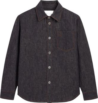 Ami Indigo Relaxed Overshirt