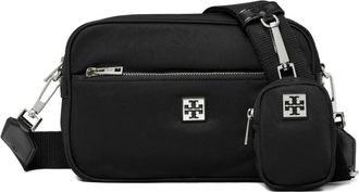 Tory Burch Zwarte Virginia Schoudertas - Dames - Schoudertassen - Zwart - ONE Size - Tassen