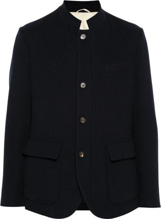 Eleventy Midnight Blue wollen jas - Heren - Blazers - Blauw - XL - Wol - Jassen