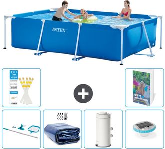 Intex Piscina Con Estructura Rectangular - 300x200x75 Cm - 7-piezas S131