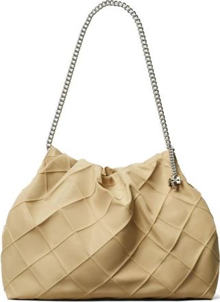 Tory Burch Schoudertas - Dames - Schoudertassen - Beige - ONE Size - Tassen