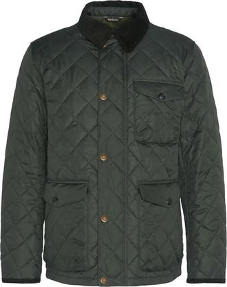 Barbour Hornby Quilted Jacket - Heren - Winterjassen - Groen - L - Katoen - Jassen