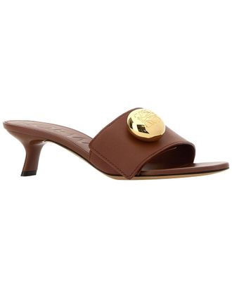 Loewe Pebble Slide 45 Leather Sandal