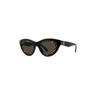 Loewe Anagram Cat-eye Sunglasses - female - Loewe - Sunglasses - Black - 53 MM - Accessories