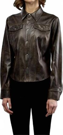 Insight Novelty Vegan Jacket In Yellow Stone