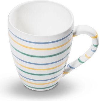 Gmundner Keramik Gmundner Keramik - Buntgeflammt, Taza De Desayuno Max 0,3 Litros