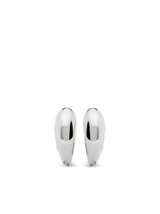 Monica Vinader Nura Reef medium hoop earrings - Silver
