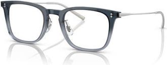 Oliver Peoples 49mm Rectangle optical glasses in Blue at Nordstrom