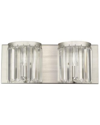 Livex Lighting Livex Ashton 2-Light Brushed Nickel Bath-Light