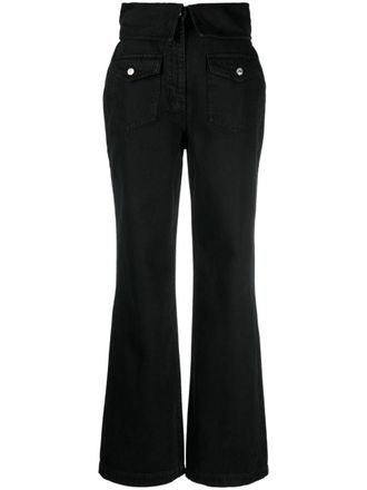 Moschino Flared jeans - Zwart