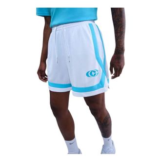 Nike (WMNS) Nike x Caitlin Clark Crossover Dri-FIT 5 Shorts White Baltic Blue IQ5644-100
