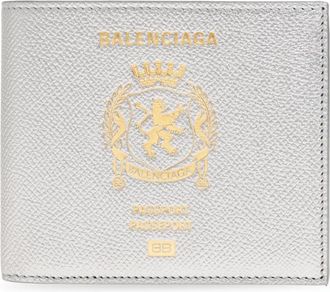 Balenciaga Wallets & Cardholders, male, Gray, Size: ONE SIZE Passport Square Folded Wallet