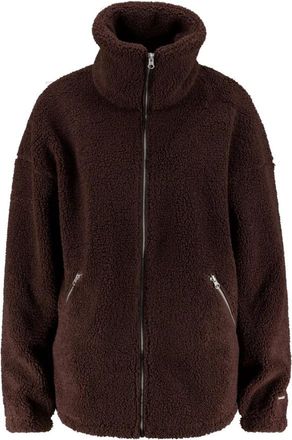 Aim'n Fleece Jas - Dames - Fleece jassen - Bruin - XS - Polyester - Fitness