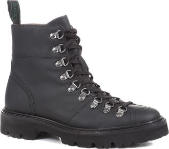 Jones Bootmaker Womens Katia Leather Hiker Boots - Black - Size UK 5