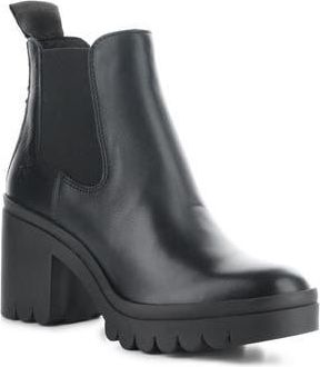FLY London Tope Chelsea Boot in Black/Black at Nordstrom Rack, Size 10-10.5Us / 41Eu