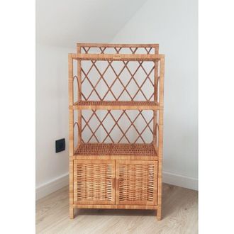 OEM Armario De Mimbre Natural Vanguardista Con Puertas