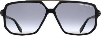 Marc Jacobs Aviator Mens Black Dark Grey Gradient 417/S - One Size