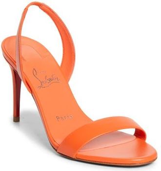 Christian Louboutin Marilyn Slingback Sandal in Caruzo/Caruzo at Nordstrom, Size 10.5Us
