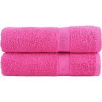 OEM Toallas Solund De Alta Calidad, Juego De 2, Rosa, 50 X 100 Cm, 600 G/m2 - Crezuo