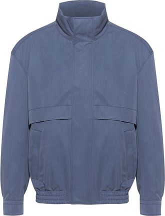 HUGO BOSS Mens C Callyx High Neck Windbreaker in Navy - Size Small