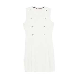 Liu Jo Short Dresses, female, White, Size: XS Short Interlock Jersey Dress
