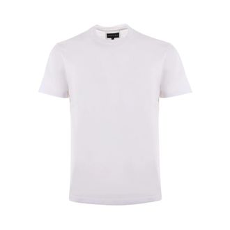 Emporio Armani Witte Ronde Hals T-Shirt - Heren - T-shirts - Wit - XL - Katoen - Tops