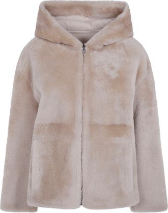 Yves Salomon Leather Jacket 66 Cm
