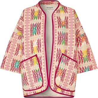 Lollys Laundry Kimono - Dames - Kimonos - Roze - XL - Overhemden