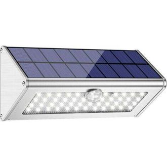 OEM Lampada Solare Da Esterno Impermeabile Ip65 - 46 Led - Batteria Da 4500 Mah - Illumina Fino A 60 M&sup2; - Installazione Semplice Con Dima - 4500 Mah